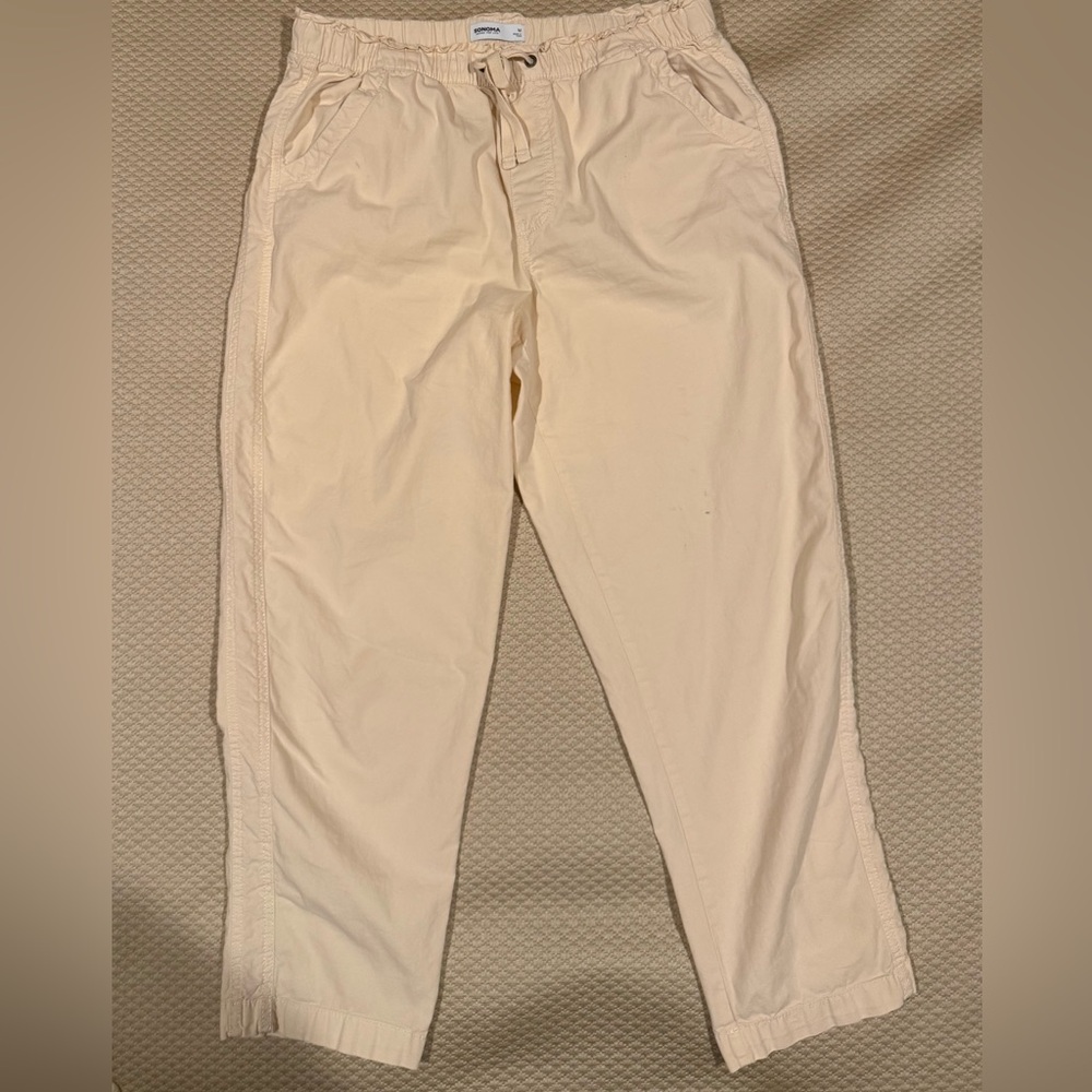 Sonoma Women's Creamy Yellow Pants